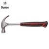 Teng Tools 13 Ounce Lightweight Claw Hammer With Steel Tube