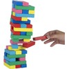 54 PCS Building Blocks with Dice, Wooden Balance Game, Table