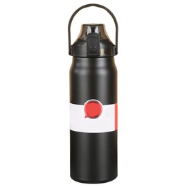 316 Stainless Steel Vacuum Cup Large Insulated Stainless Steel Water Bottle Handheld Sports Kettle Dark Night Black 1.2L