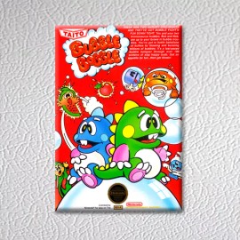 NES - Bubble Bobble (NEW High Quality Box Art FRIDGE MAGNET)