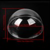 LOTOWELZON 3.15inch Clear Acrylic Replacement Transparent Clear Camera Dome Cover
