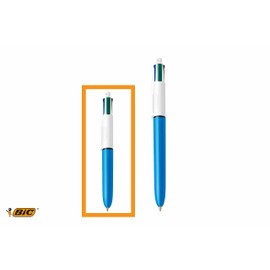 BIC 4 Colours Mini Ballpoint Pen 1 Pack, Classic