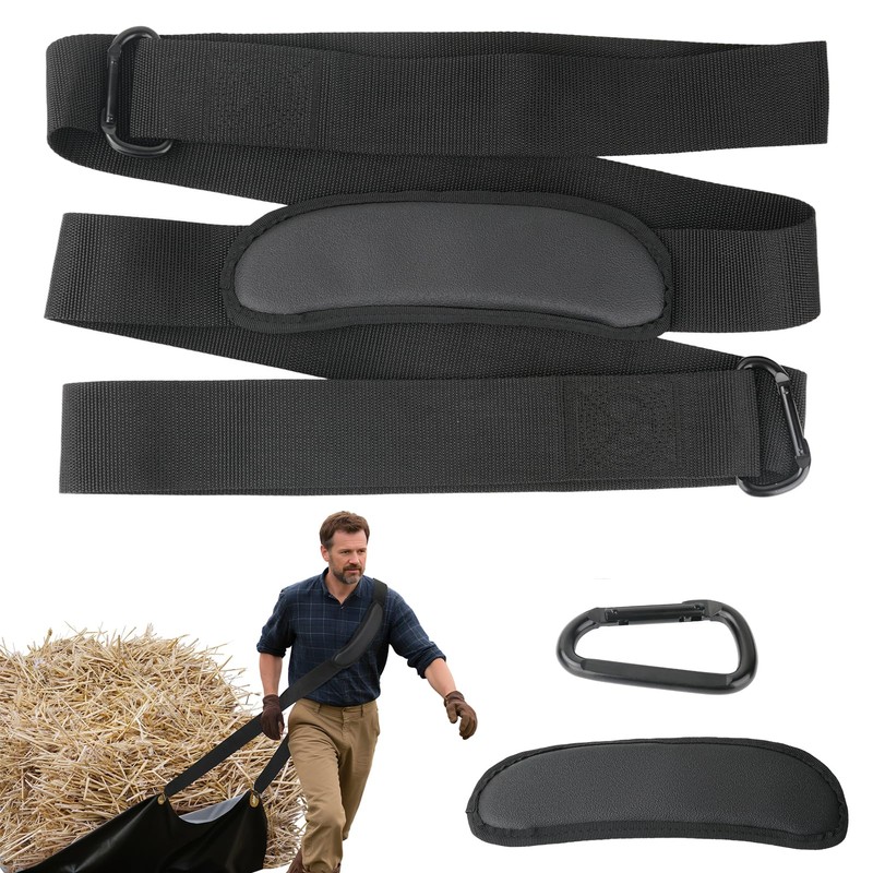 Heavy Duty Leaf Tarp Strap for Effortless Leaf Moving, 10.2