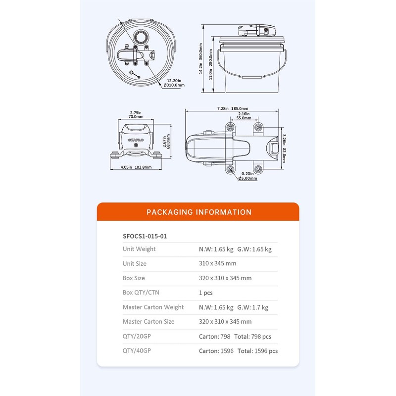 SeaFlo 12 Volt 3.7 Gallon Oil Change System