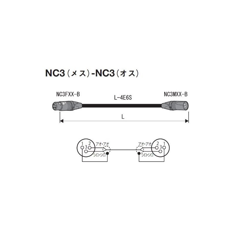 CANARE XLR Cable (15m) EC15-B