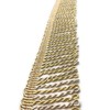 Mnj-Trimmings 10 METRES Bullion Fringe, 7.5CM Wide, Upholstery Fringing (Gold