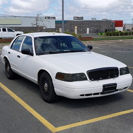 Spec-D Tuning Smoke Lens Headlights + Corner Lights Compatible with 1998-2011 Ford Crown Victoria L+R Pair Head Light Lamp Assembly