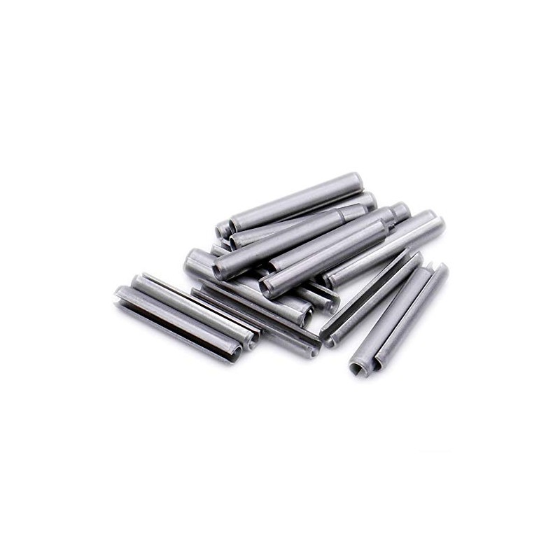 D3.5 (3.5mm x 8mm) Slotted Spring Pin (Heavy) - Stainless