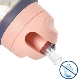 SYFIJXS Spill Proof no Spill Magic Sippy Cup with Straw with Handle, 9 ounces, Training Cup with Weighted Straw