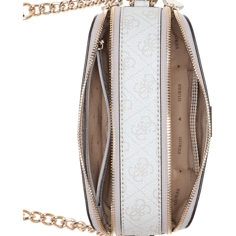 BOLSA GUESS NOELLE II CAMERA CROSSBODY MUJER BLANCO ESTAMPADO BG967213-BNN
