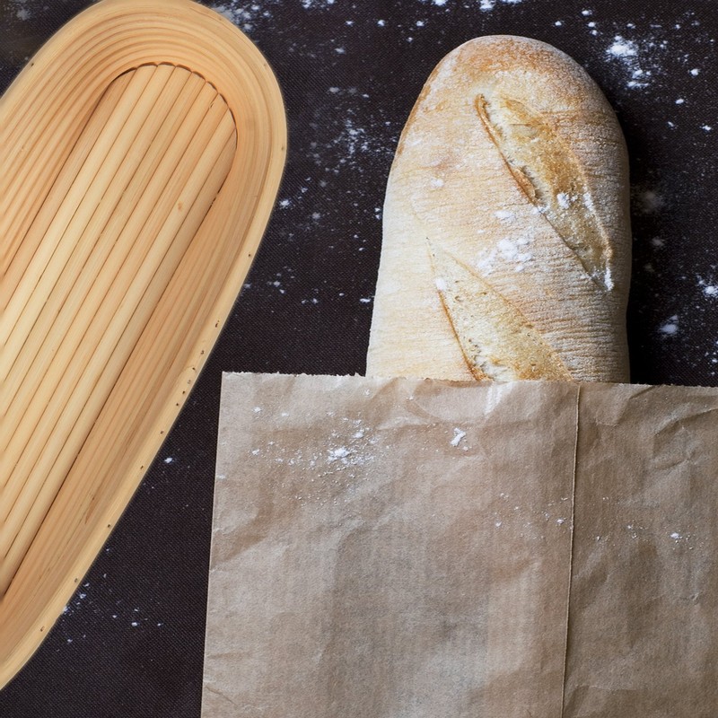 ANPHSIN 13" Banneton Bread Proofing Basket - Sourdough Basket Loaf