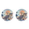 Adastrah Car Coasters Pack of 2,Absorbent Ceramic Car Coasters Set