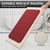 wyewye Memory Foam Bath Mat 50x80 cm Red - Ultra-Soft