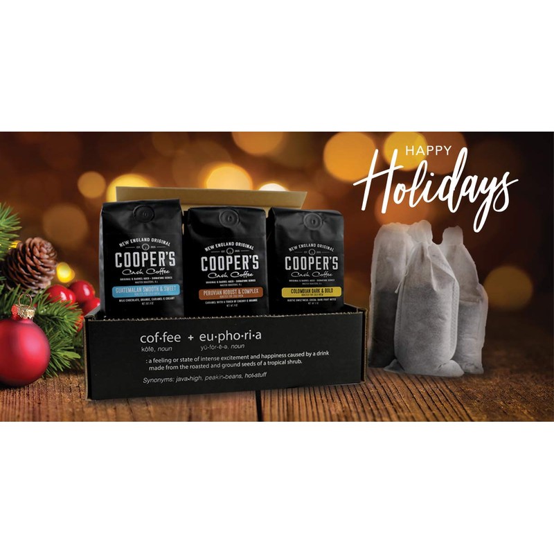Cold Brew Coffee Box Set - Medium Roast, Colombian, Peruvian,