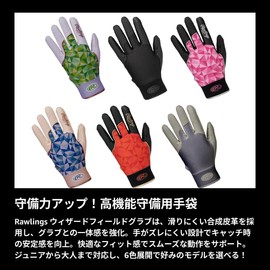Rawlings Baseball Guard Gloves One Hand Wizard Field Glove EFG25S01 Black S Right Hand