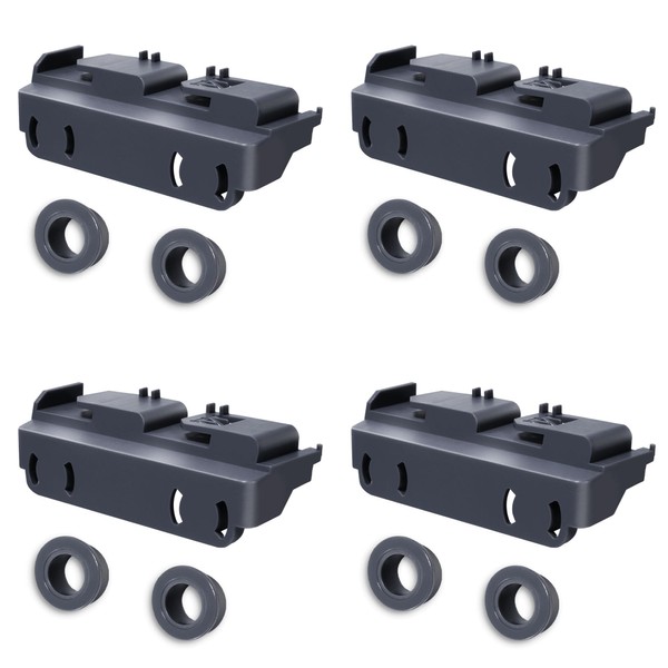 4-Pack WD28X27241 Dishwasher Rack Carrier and Roller Kit,Replacement for Ge,Hot-point,Hai-er