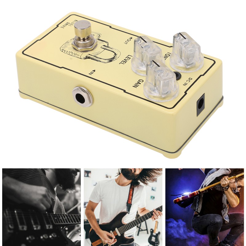 Guitar Effect Pedal Blues Drive Distortion Adjustable Single Instrument Accessory