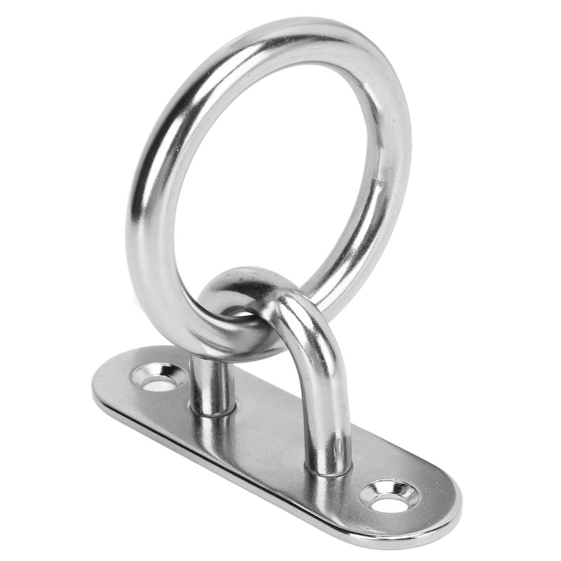 2pcs Stainless Steel Pad Eye Plate High Strength Highly Polished