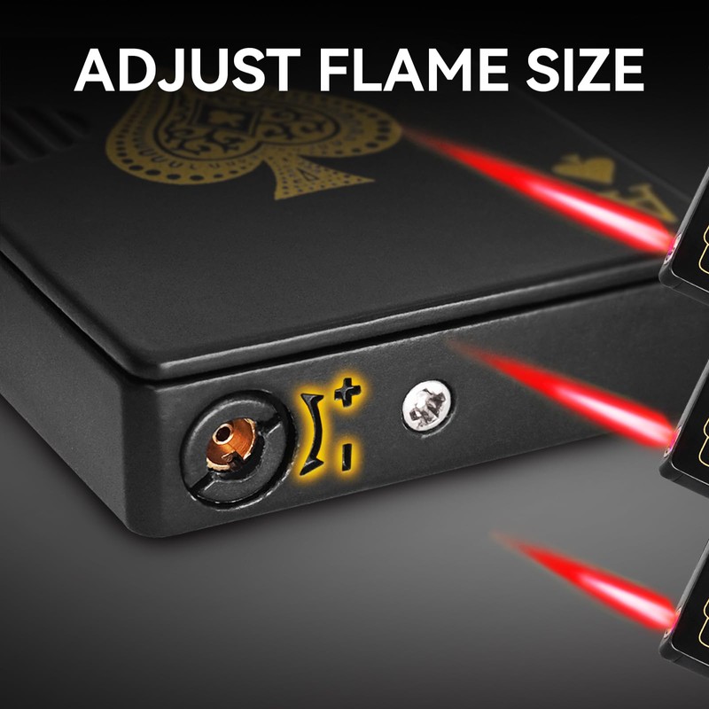 Zoocura 2 Pack Jet Torch Lighter Ace Card Lighter Green