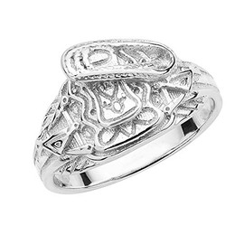 EDS Jewels Antique 925 Sterling Silver Girls Ring WJS22377RSA