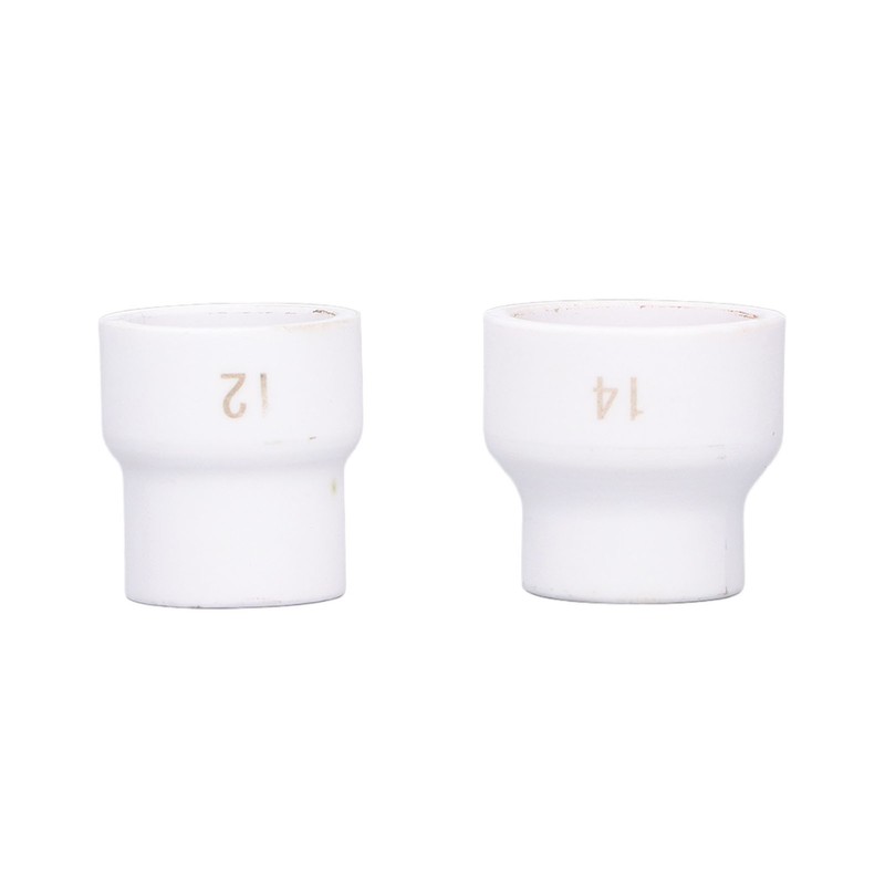 2Pcs TIG Welding Cup 12#/14# Ceramic Nozzle Accessory Set Kit