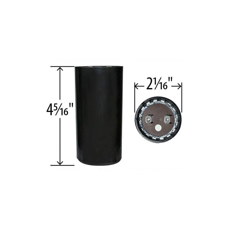 189-227 uF x 330 VAC - BMI Start Capacitor #