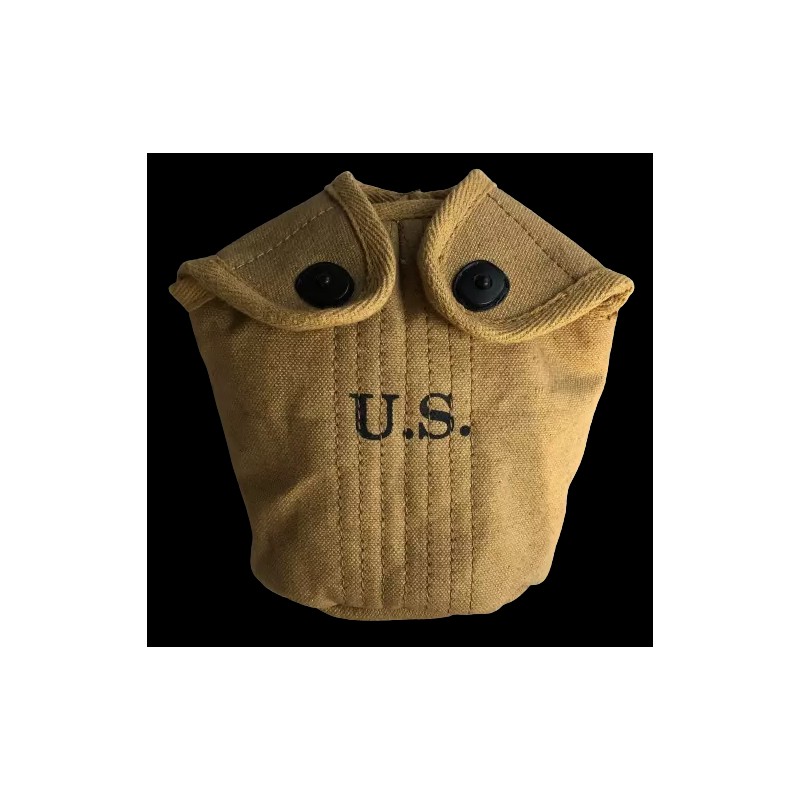 U.S WW2 M1910 Canteen Water Bottle Webbing Gear Canvas Cover