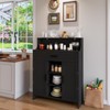 Viaozutis Storage Cabinet with Doors and Drawers,Kitchen Storage Cabinets，with Drawer