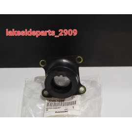 Kawasaki OEM KAWASAKI KX80 KX100 KX '91-'00 CARBURETOR HOLDER TO CYLINDER REED 16065-1224