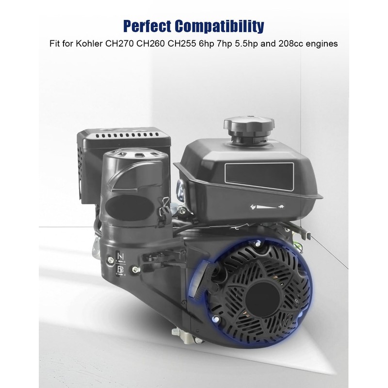 TIKSCIENCE Pull Start Recoil Starter Assembly Fit for Kohler CH270