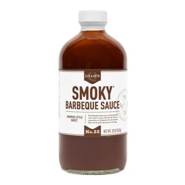 Lillie's Q - Smoky Barbeque Sauce, Gourmet BBQ Sauce, Sweet Brown Sugar BBQ Sauce, Mild Smoky Flavor, Premium Ingredients, Made with Gluten-Free Ingredients (20 oz)
