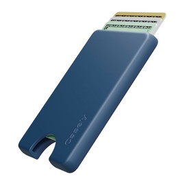 Casely MagWallet | Navy | Slim Wallet Card Holder | Compatible with MagSafe | Soft-Touch Hard Silicone | Holds Up to 3 Cards