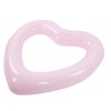 Heart Shaped Swimming Circle 120cm Thick Tear Resistant PVC Material