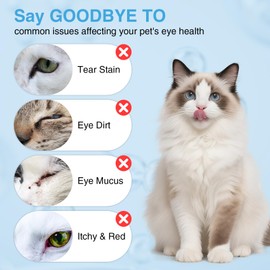 ulroyda Tear Stain Remover Pen for Dogs & Cats – Gentle Aloe Formula Pet Eye Cleaner with Soft Tip, Removes Tear Stains, Debris & Mucus, Pefect for White Dogs, Safe for Daily Use (2 x 0.17 fl oz)