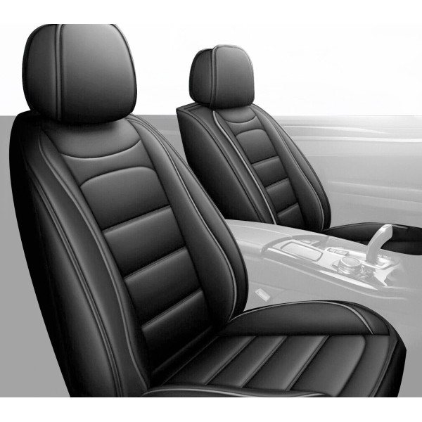Unbranded Car Seat Covers Front Row Faux Leather Protector Pad