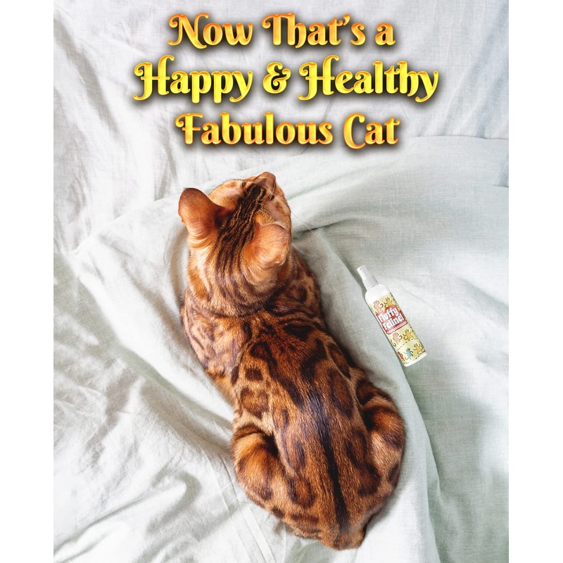 Fluffy Feline Professional Groomer's Choice for Cat Dandruff Treatment Spray