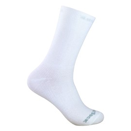 Wrightsock Coolmesh II Professional Sports Sock, Anti-Blister System, Double Layer, Crew Long, White