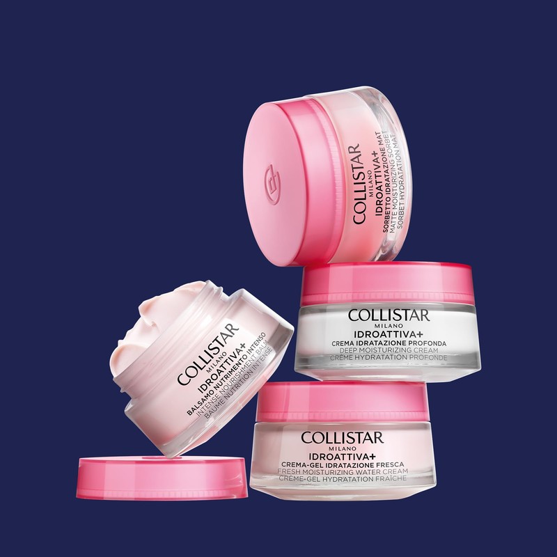 Collistar Idroattiva+, Sorbetto Idratazione MAT, Face Cream, 100H Moisture, Light