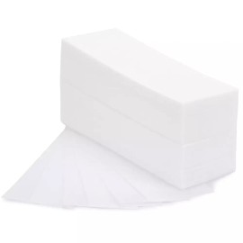 200피스 대형 비직조 왁스 스트립 7.5 x 2.6 인치 본체 및 얼굴 제모 부드러운 종이 시트 [1 Count (Pack of 200)] 200-Piece Large Non-Woven Wax Strips 7.5 x 2.6 Inches Body and Face Hair Removal Soft Paper Sheets [1 Count (Pack of 200)]
