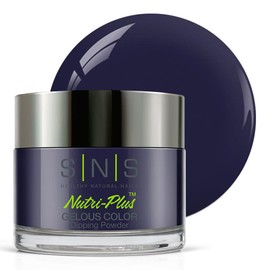 SNS Nail Dip Powder, Gelous Color Dipping Powder - SNS Ink (Blue, Navy/Indigo, Cream) - Long-Lasting Dip Nail Color Lasts 14 Days - Low-Odor & No UV Lamp Required - 1oz