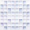 Foroomaco 4pcs EVA Acoustic Diffusers 12"x12"x2" (Total 24"x24"x2"), Waffle Style