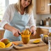 2 PCS Mango Cutter, Corer with Mango Scoop, Fruit Slicer