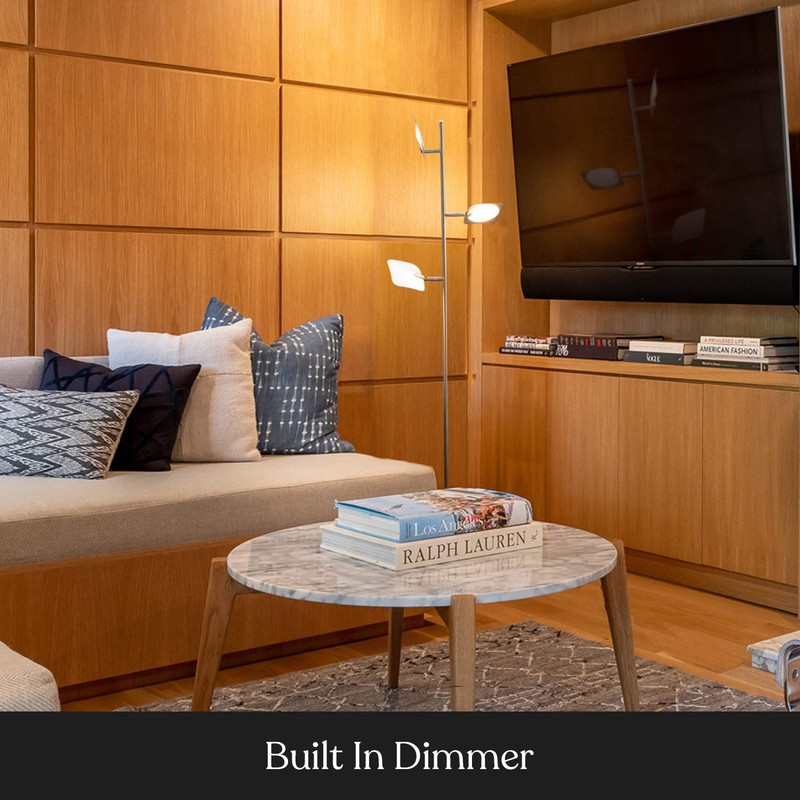 Brightech Tree Floor Lamp for Living Rooms & Offices, Dimmable