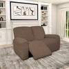 Easy-Going 100% Dual Waterproof Recliner Loveseat Cover, 6-Pieces Stretch Relining