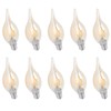10PCS C35 LED Gold Filament Bulb 2700K 4W E14 Base