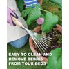 Small Hand Rake Garden Tool Hand Leaf Rake 9-Teeth Rake