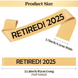Retirement Party Sash Retirement Party Decorations for Women Retired Celebration Sash Perfect for Memorable Farewell Work Parties Events and Elegant Decorations Supplies Gifts