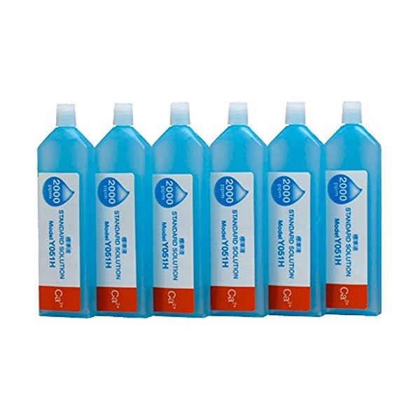 Horiba 3200457727 Ion Standard Solution, Calcium, 2000ppm, 6 x 14