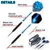 BDSHUNBF 3 Pack 22g Tip Darts Set, Professional Dart with
