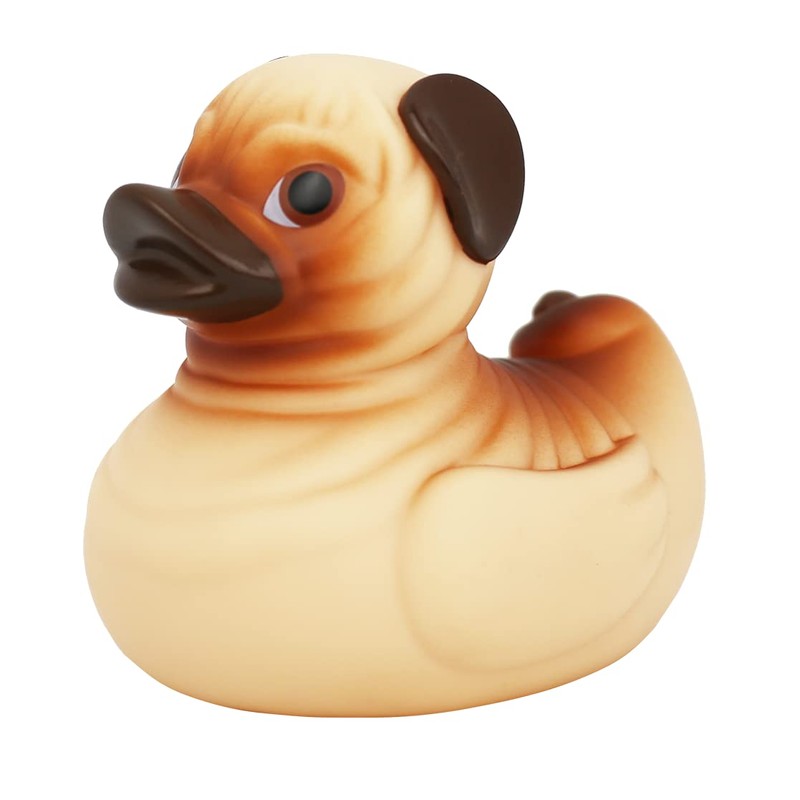 PUG RUBBER DUCK Novelty Gift Collectable